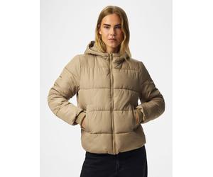 Beige Cazadora Acolchada XS