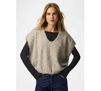 Beige Chaleco De Punto S