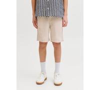 Beige Cotton/Linen Joggers Cortos Corte Relaxed Boys 164 EU