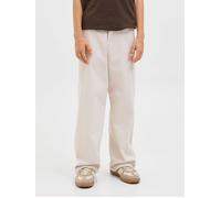 Beige Cotton/Recycled/Cotton/Elastane Pantalones Chinos Corte Loose Boys 146 EU