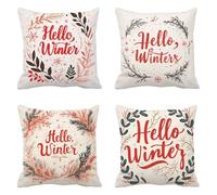 Beige Funda Cojin 35 x 35 Juego de 4 Planta Cojines Sofa Terciopelo Funda de Almohada Cojines Decorativos, Cojin Infantil Pillow Case Cuadrado Cushion Covers Almohada Sofa, Home Decoration a-642