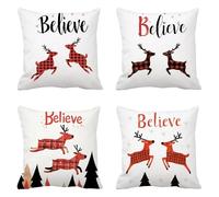 Beige Funda Cojin 75 x 75 Juego de 4 Fawn Cojines Sofa Lino Funda de Almohada Cojines Decorativos, Cojin Infantil Pillow Case Cuadrado Cushion Covers Almohada Sofa, Home Decoration a-627