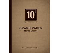 Beige Graph Paper Notebook | 10 Squares Per Inch: Engineered for Ultra-Precise Planning | Classic and Subtle Beige | Ideal for High-Density Layouts and Advanced Drafting | 110 Pages | 8.5 x 11 Inches