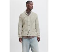 Beige Hombres Acrylic/Cotton Cárdigan De Punto XL EU