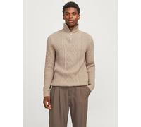 Beige Hombres Acrylic/Cotton Jersey Con Cremallera XS EU