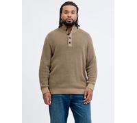 Beige Hombres Acrylic/Cotton Plus Size Jersey De Punto EU4XL US2XL EU