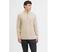 Beige Hombres Acrylic/Cotton Sudadera Con Media Cremallera XL EU