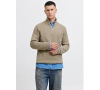 Beige Hombres Acrylic/Cotton Sudadera Con Media Cremallera XXL EU
