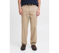 Beige Hombres Cotton/Elastane Pantalones Chinos Corte Loose 29/30 EU