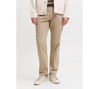 Beige Hombres Cotton/Elastane Pantalones Chinos Corte Relaxed 31/34 EU