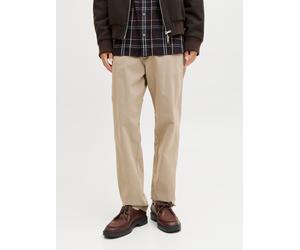 Beige Hombres Cotton/In/Conversion/Direct/to/Farm/Polyester/Elastane Pantalones Chinos Corte Relaxed 30/30 EU