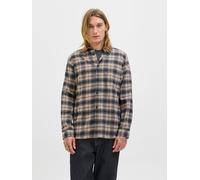 Beige Hombres Cotton/Polyester Camisa De Franela Corte Comfort M EU