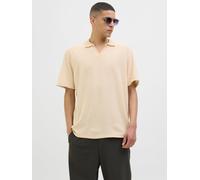 Beige Hombres Cotton/Polyester/Viscose Polo L EU
