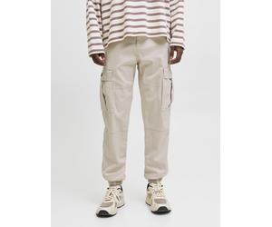Beige Hombres Cotton/Recycled/Cotton/Elastane Pantalones Cargo Corte Relaxed 29/32 EU