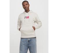 Beige Hombres Cotton/Recycled/Polyester/Cotton Sudadera Con Capucha Logotipo XS EU