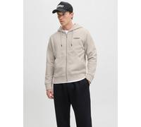Beige Hombres Cotton/Recycled/Polyester Sudadera Con Cremallera Estampado L EU
