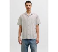 Beige Hombres Linen/Organic/Cotton/Cotton/Recycled/Cotton Camisa Estilo Resort Corte Loose L EU