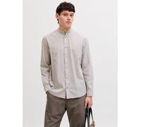 Beige Hombres Linen/Organic/Cotton/Cotton/Recycled/Cotton Camisa Informal Corte Regular XS EU