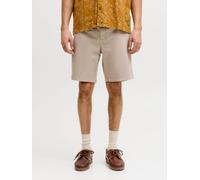 Beige Hombres Organic/Cotton/Cotton/Elastane Shorts Chinos Corte Relaxed XL EU