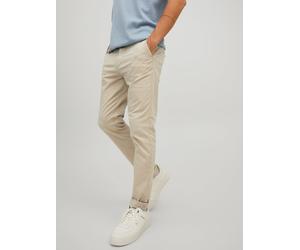Beige Hombres Organic/Cotton/Cotton/Recycled/Cotton/Elastane Pantalones Chinos Corte Slim 28/30 EU