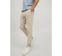 Beige Hombres Organic/Cotton/Cotton/Recycled/Cotton/Elastane Pantalones Chinos Corte Slim 30/34 EU