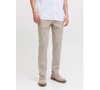 Beige Hombres Organic/Cotton/Cotton/Recycled/Cotton/Elastane Pantalones Chinos Corte Slim 31/32 EU