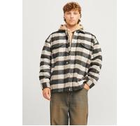 Beige Hombres Polyester/Cotton/Acrylic/Viscose Sobrecamisa Corte Relaxed M EU