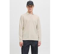 Beige Hombres Recycled/Polyester/Cotton/Elastane Polo Liso L EU