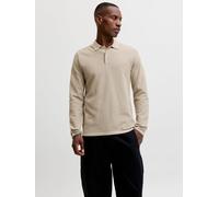 Beige Hombres Recycled/Polyester/Organic/Cotton Polo De Punto M EU
