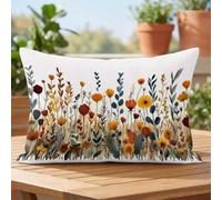 Beige Impermeable Funda Cojin 50x80cm Juego de 1, Fundas Cojines kdd-1394