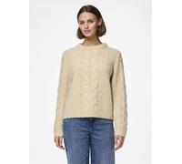 PIECES Jersey 'Nina1' beige moteado, Talla L