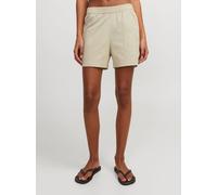 Beige Mujeres Cotton/Linen/Elastane Jxsky Shorts S EU