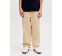 Beige Organic/Cotton/Cotton/Recycled/Cotton/Elastane Pantalones De Ajuste Relajado Corte Relaxed Boys 146 EU