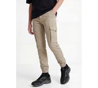 Beige Organic/Cotton/Recycled/Cotton/Elastane Pantalones Cargo Corte Slim Boys 164 EU
