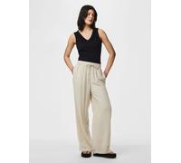 Beige Pantalones De Pierna Ancha M