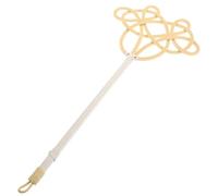 Beige Plumero de Plástico de Mango Largo Diseño Ergonómico | Colchas y Edredones, Uso en Hogar y Lavandería, Gran Alcance, Reduce Esfuerzo al Limpiar Polvo