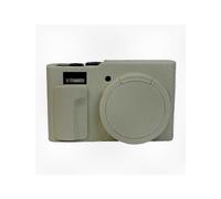 (Beige) Shockproof Silicone Protective Case for Panasonic Lumix DMC-ZS99 TZ99 Camera, Durable Portable Cover Sleeve