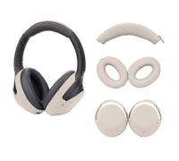 (Beige) Silicone Case Set for Sony WH-1000XM3 and WH-1000XM4 with Headband Cover and Protective Earpads