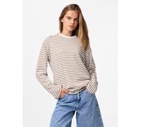 Beige Top De Manga Larga M