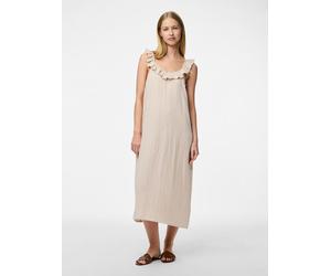 Beige Vestido Midi M