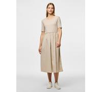 Beige Vestido Midi XL