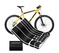 beihaasnatuerlich® Protector de pantalla para bicicleta - fuerte adhesivo para cuadro de bicicleta eléctrica, trekking, bicicleta de carretera, juego de 29 piezas para cuadro de bicicleta, evita