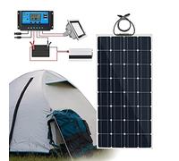 BEIJIAYI Panel Solar 800w 18v Panel Solar Monocristalino, módulo Solar Monocristalino Flexible para Autocaravana, Kit Fuera Red, Sistema Solar Módulo Fotovoltaico para Jardín Al Aire Libre,1x800W