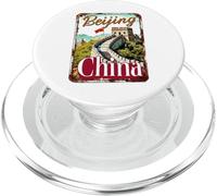 Beijing China Gran Muralla Patrimonio Arquitectura City Trip PopSockets PopGrip para MagSafe