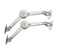 Beikalone Bisagras modernas de níquel satinado (2 piezas), cierre suave, soporte de peso máximo de 40 libras/2 piezas