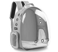 BEIKOTT Mochila para gatos, mochila para perro, mochila de burbujas para mascotas para gatos pequeños, cachorros, perros, conejos, aprobada por aerolíneas, mochila de cápsula transparente para viajes,