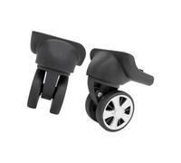 Beimus 1 par de equipaje portátil de repuesto giratorio de 360 grados, incluye tornillos para maletas de mano, maleta práctica y silenciosa