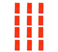 Beimus 12 pegatinas reflectantes para llantas de bicicleta, calcomanías reflectantes para el cuerpo de las bicicletas, para ciclismo, reflector