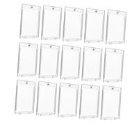 Beimus 15 soportes fuertes para tarjetas con acabado elegante para una limpieza sencilla y organizadores de colección de tarjetas de uso extendido