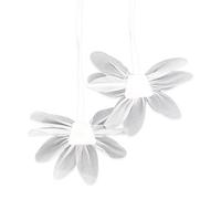Beimus 2 elegantes broches de flores de encaje hechos a mano para mujeres y niñas, joyería decorativa para bodas y fiestas, 13cm, Organza